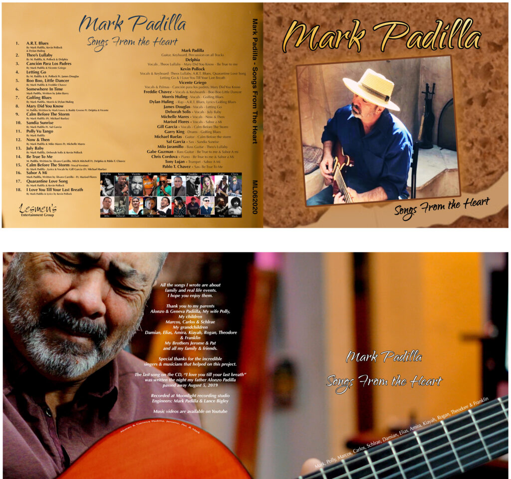 Mark Padilla's CD Songs from the Heart
